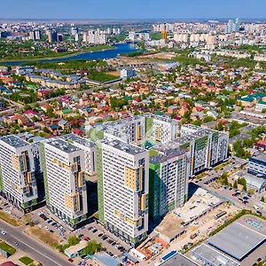 набережная, небоскребы, кофейня, фитнес, стильно и недорого, жк 7я Апартаменты